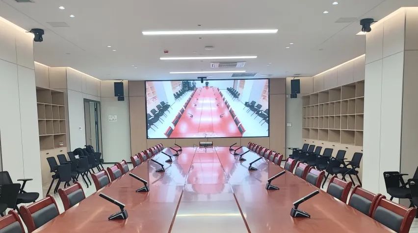 LED電子顯示屏助力某水利廳會議室開啟智慧會議新潮流