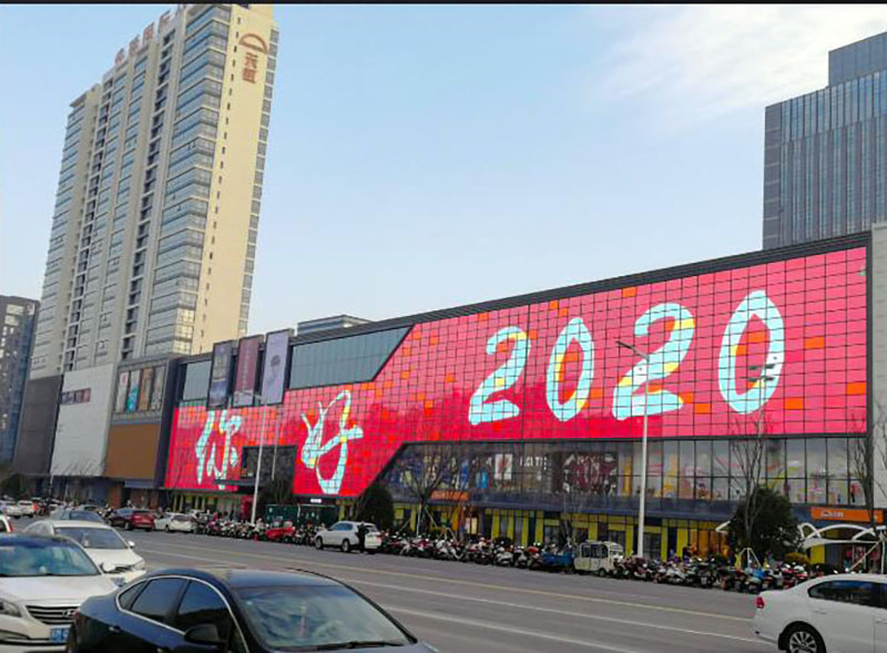 購物中心透明屏